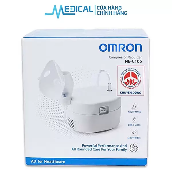Máy xông mũi họng, khí dung OMRON NE-C106 chính hãng