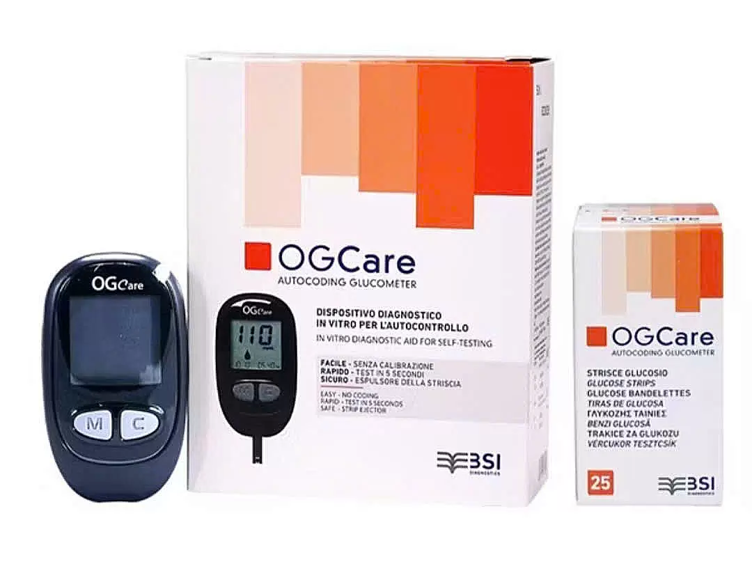 Máy đo đường huyết OGCARE giúp kiểm tra đường huyết tại nhà nhanh chóng hiệu quả