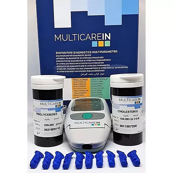 Máy đo đường huyết và mỡ máu 3 trong 1 BSI MultiCareIn