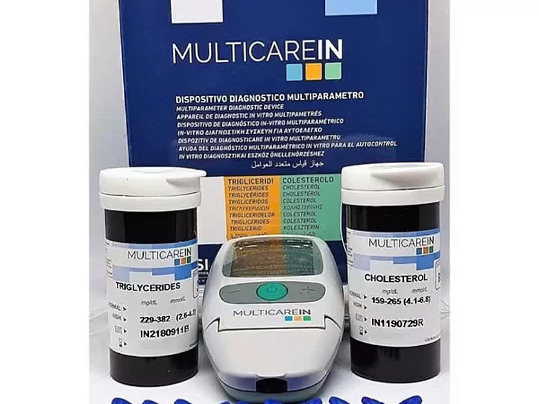 Máy đo đường huyết và mỡ máu 3 trong 1 BSI MultiCareIn