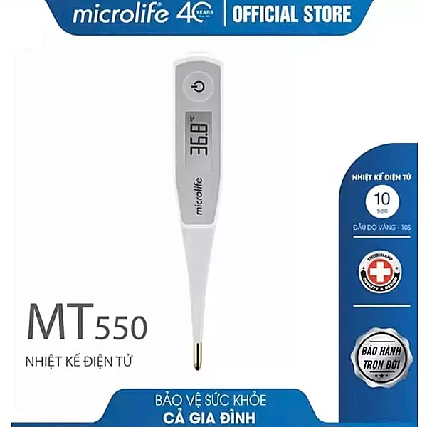 Nhiệt Kế Điện Tử Dạng Bút MICROLIFE MT550 Đo Nhanh, Chính Xác Bảo Hành Trọn Đời 1 Đổi 1