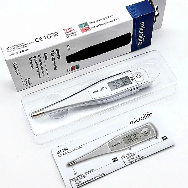 Nhiệt Kế Điện Tử Dạng Bút MICROLIFE MT550 Đo Nhanh, Chính Xác Bảo Hành Trọn Đời 1 Đổi 1