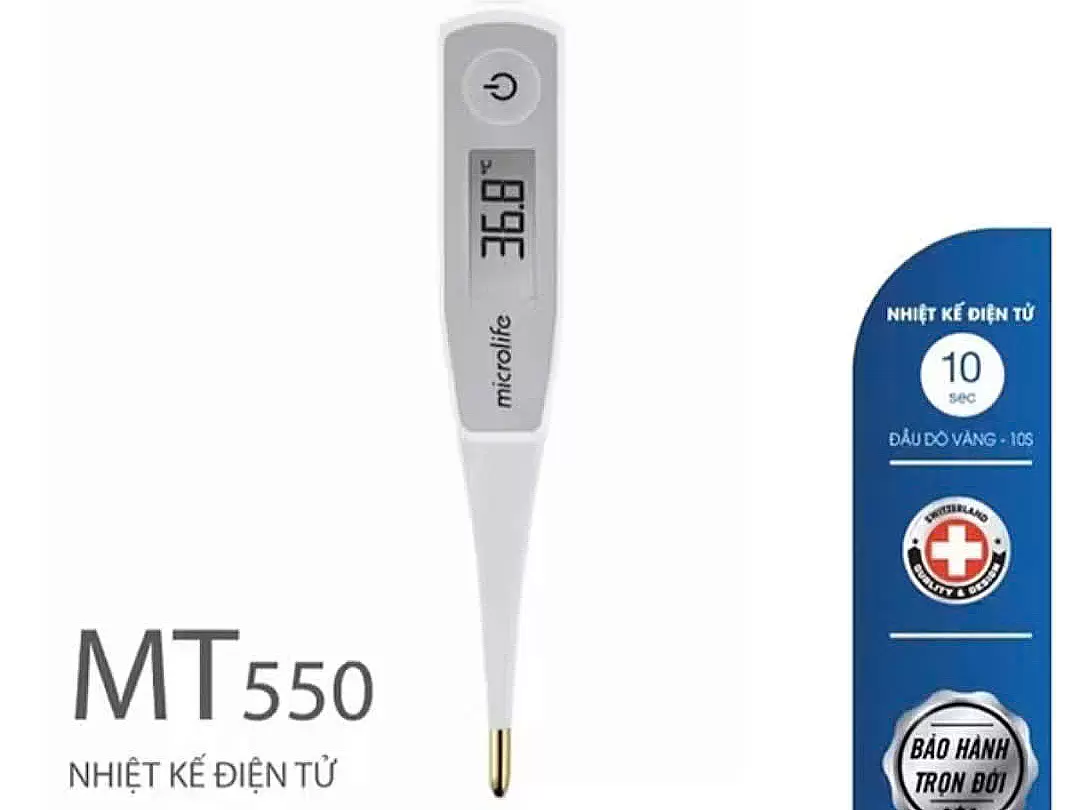 Nhiệt Kế Điện Tử Dạng Bút MICROLIFE MT550 Đo Nhanh, Chính Xác Bảo Hành Trọn Đời 1 Đổi 1