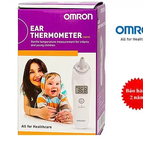 Nhiệt kế điện tử đo tai OMRON TH839S, nhiệt kế hồng ngoại cho kết quả chỉ trong 1 giây (Nhật Bản)