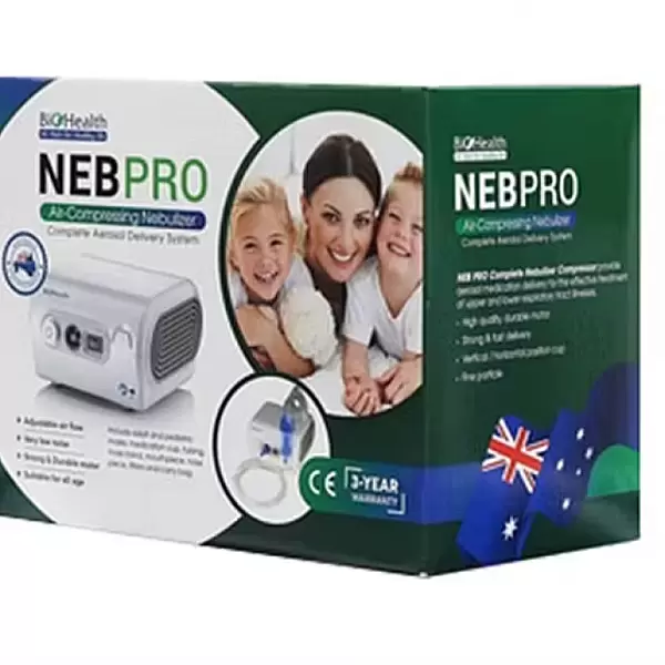 Máy xông khí dung, máy xông mũi họng Biohealth Neb Pro (Úc)