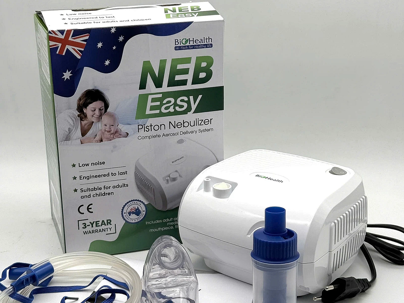 Máy xông khí dung, máy xông mũi họng Biohealth Neb Pro (Úc)
