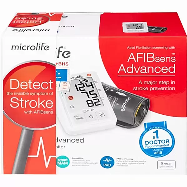Máy đo huyết áp Microlife B3 AFIB Advance [chức năng cảnh báo đột quỵ