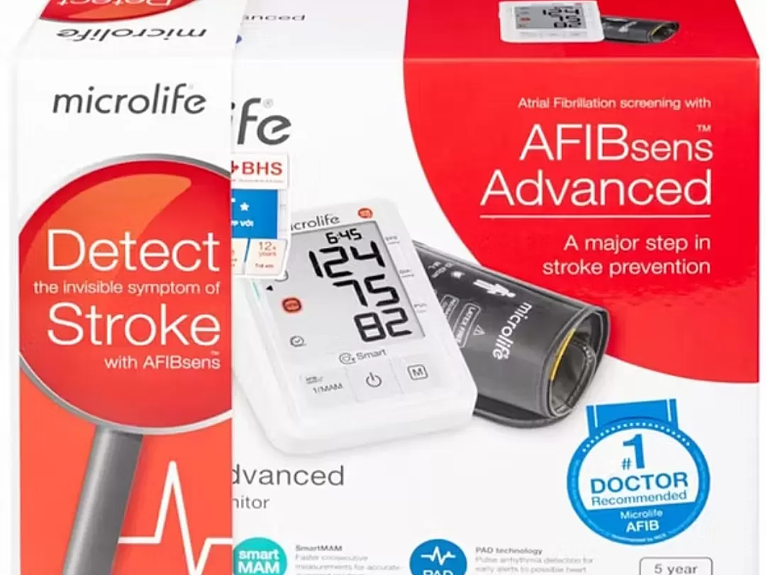 Máy đo huyết áp Microlife B3 AFIB Advance [chức năng cảnh báo đột quỵ