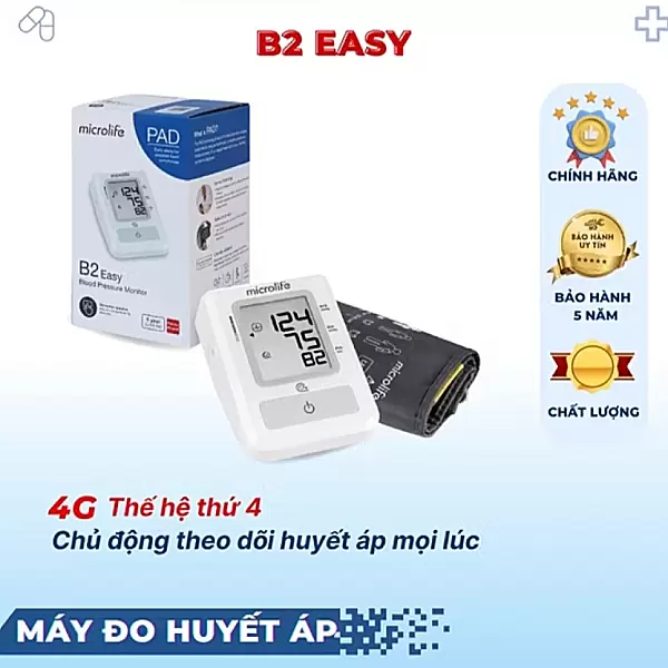 Máy đo huyết áp điện tử bắp tay Microlife B2 Easy