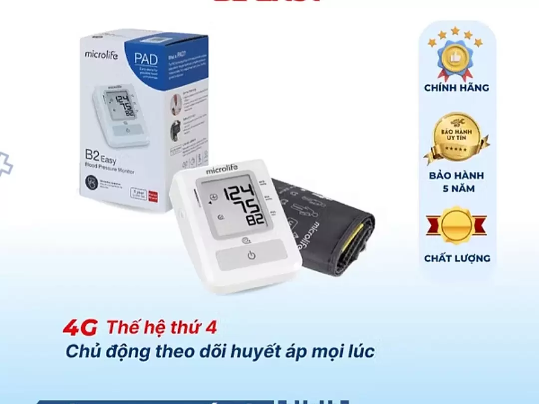 Máy đo huyết áp điện tử bắp tay Microlife B2 Easy