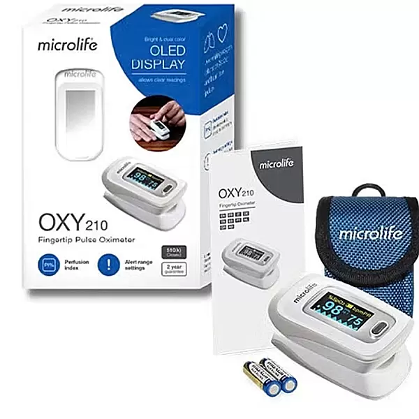 Máy Đo Nồng Độ Oxy Spo2 MICROLIFE OXY 210