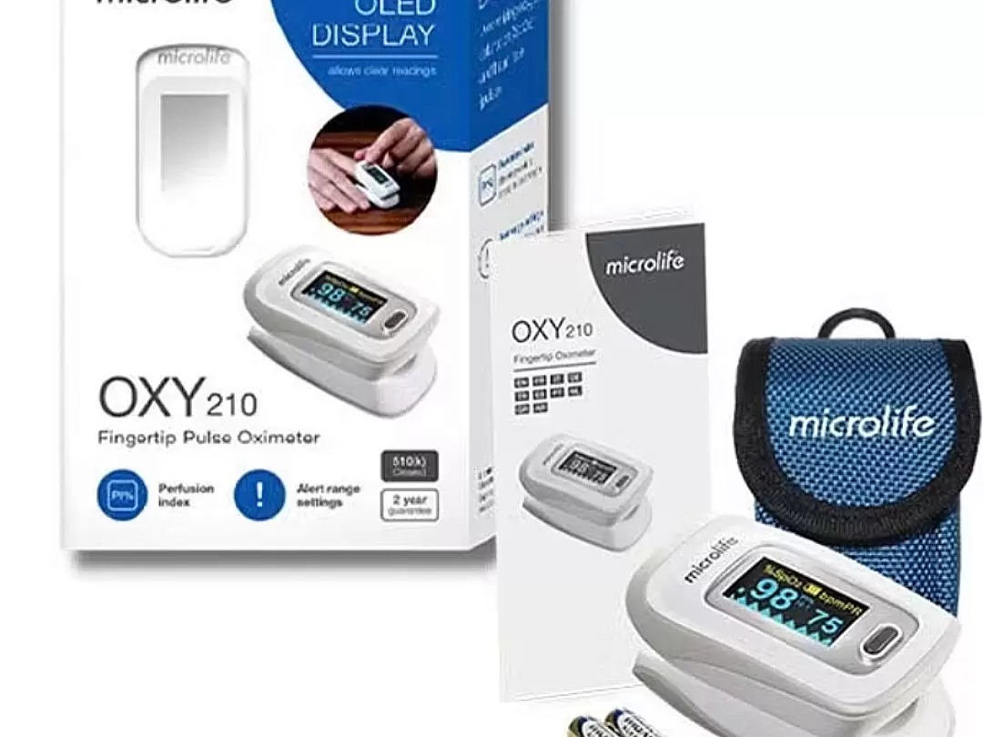 Máy Đo Nồng Độ Oxy Spo2 MICROLIFE OXY 210