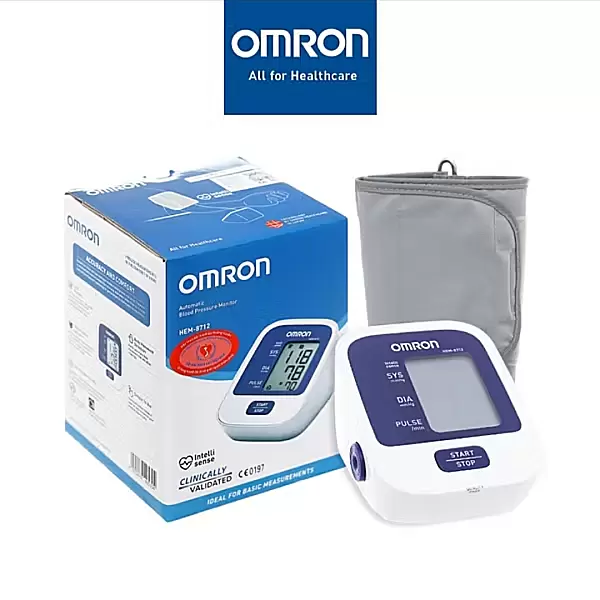 Máy đo huyết áp Omron HEM 8712 Nhật Bản công nghệ Intellisense đo lường chính xác