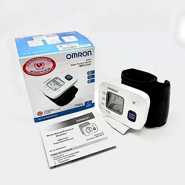 Máy Đo Huyết Áp Cổ Tay Omron - HEM 6161