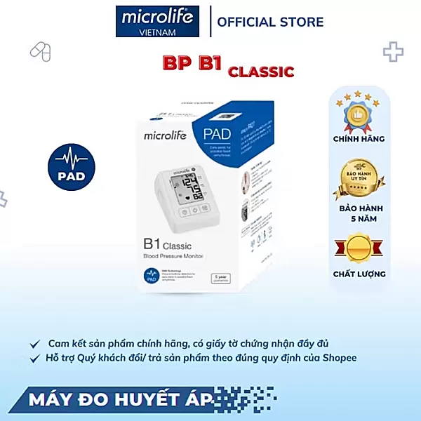 Máy Đo Huyết Áp Microlife BP B1 CLASSIC