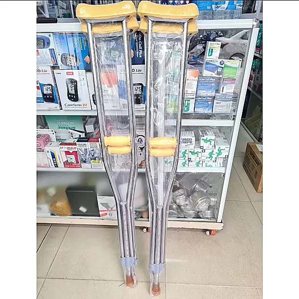 Nạng vàng Chống Kẹp Nách Hỗ Trợ Bệnh Nhân, Người Già, Tuỳ Chỉnh Chiều Cao