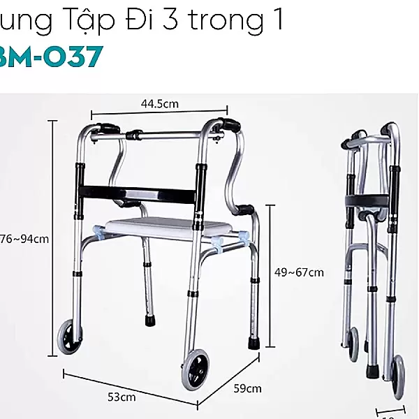 KHUNG TẬP ĐI CÓ GHẾ NGỒI GBM-037