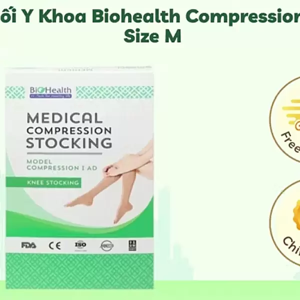Vớ gối y khoa Biohealth Compression I AD