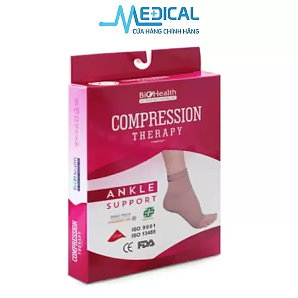 Vớ y khoa gót chân BIOHEALTH hỗ trợ điều trị suy giãn tĩnh mạch- Ankle Support