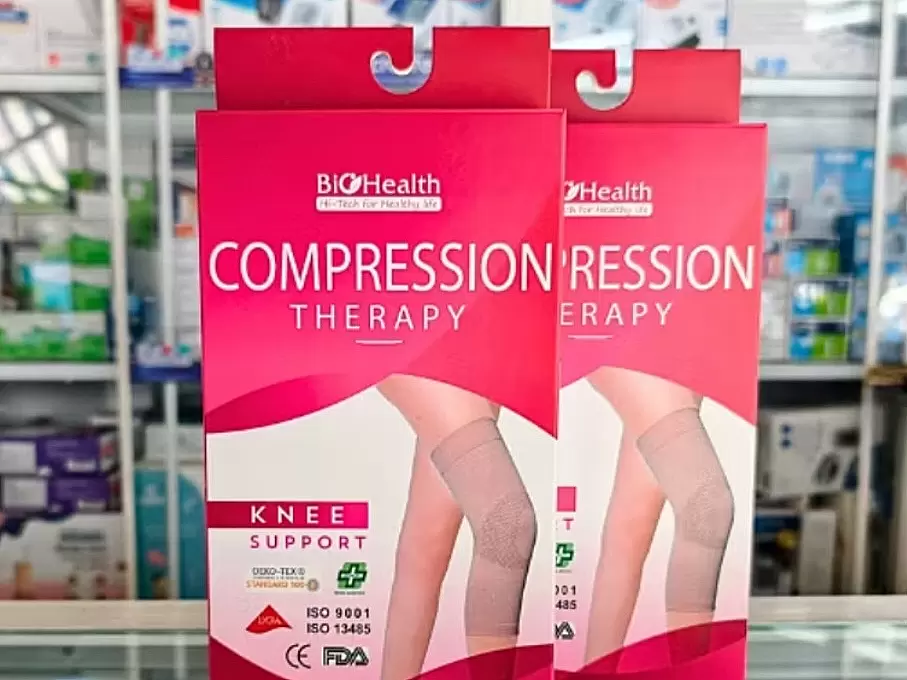 Đai hỗ trợ khớp gối màu da Biohealth Knee Support sản xuất từ Úc
