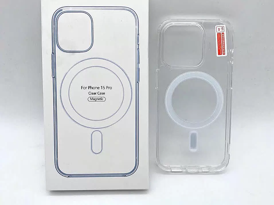 Ốp lưng Clear Case Magnetic trong suốt dành cho iPhone 15 Pro