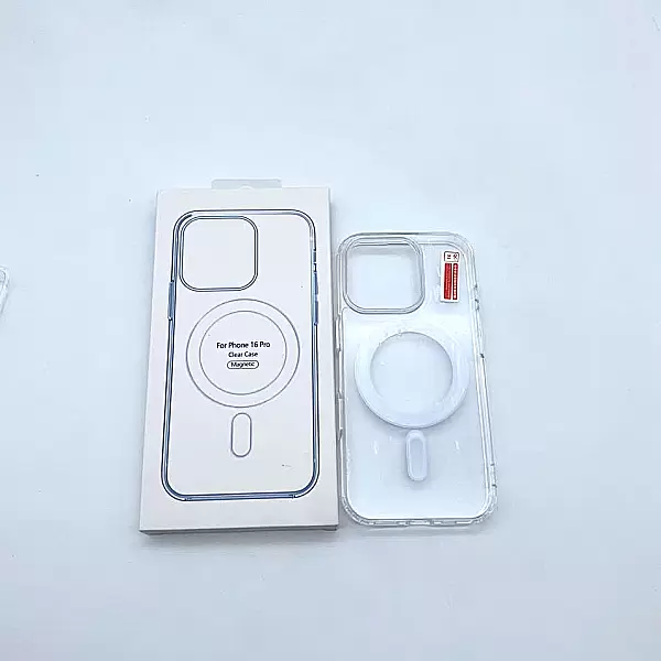 Ốp lưng Clear Case Magnetic trong suốt dành cho iPhone 16 Pro