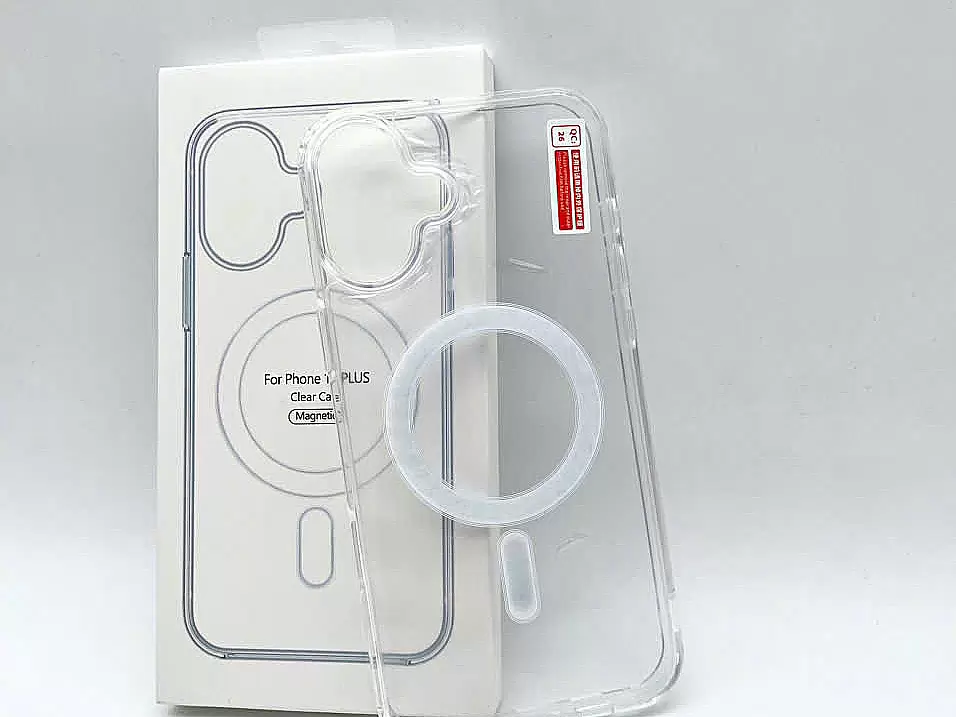 Ốp lưng Clear Case Magnetic trong suốt dành cho iPhone 16 Plus