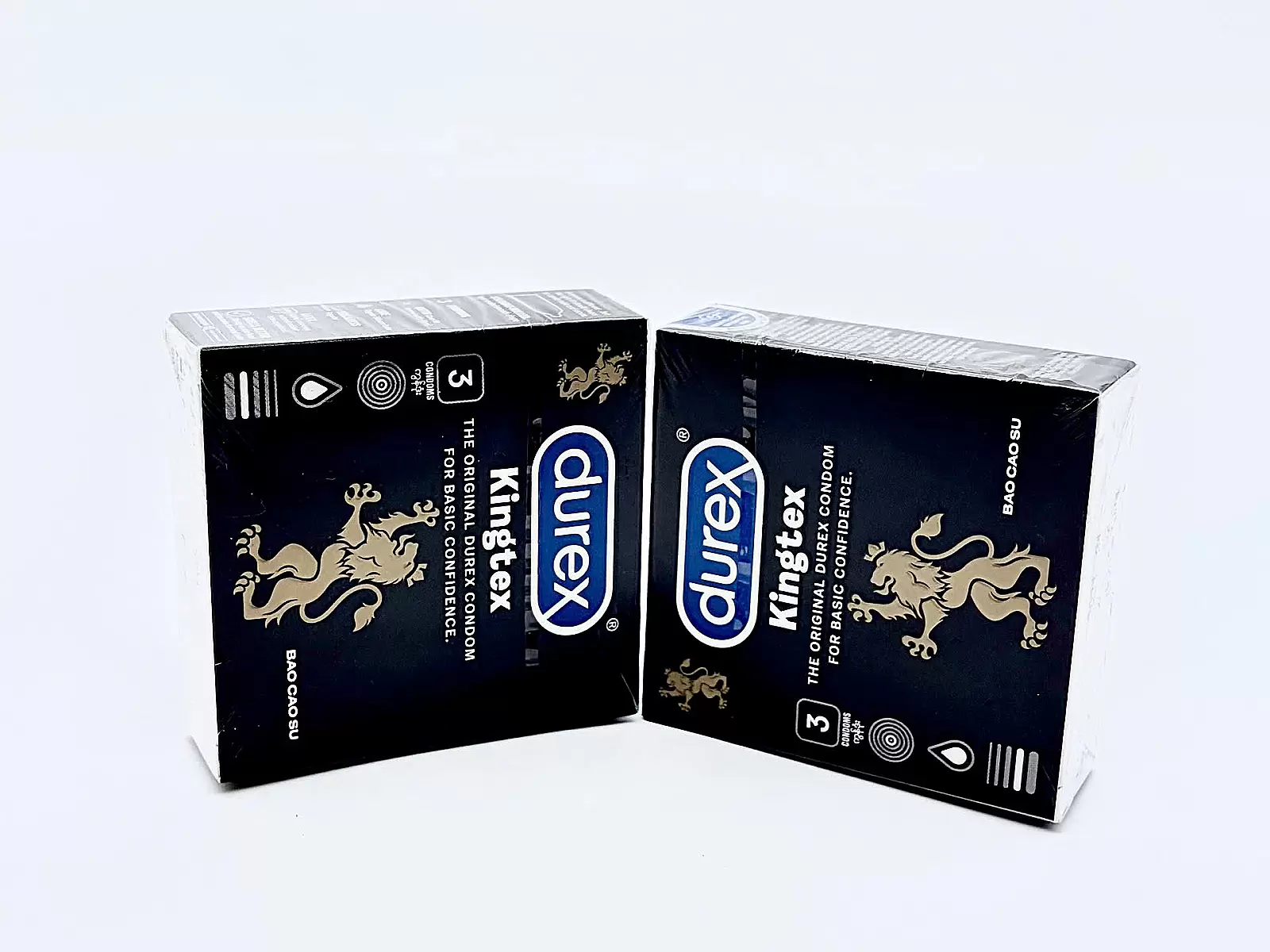 Bao cao su Durex Kingtex 3 bao giúp giảm ma sát hiệu quả