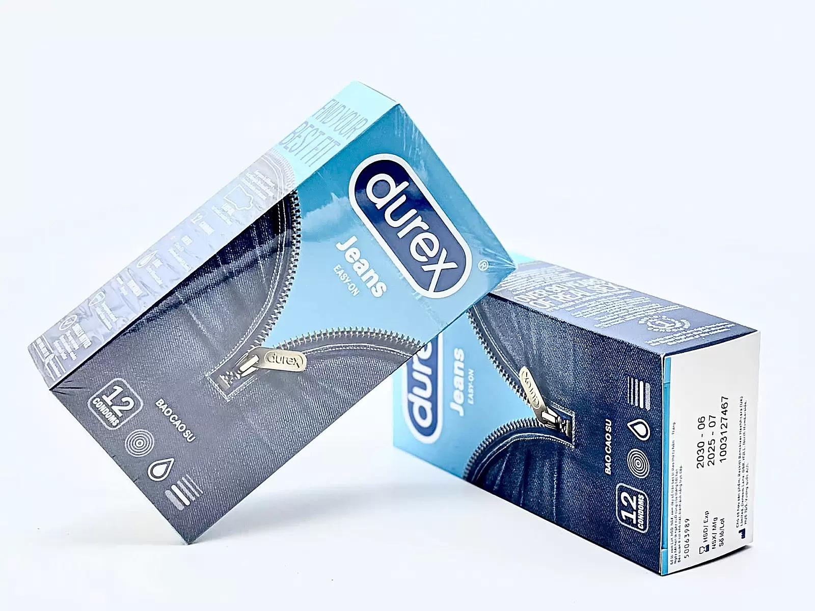 Bao cao su Durex Jeans Easy On giúp giảm ma sát, hỗ trợ cuộc yêu mượt mà